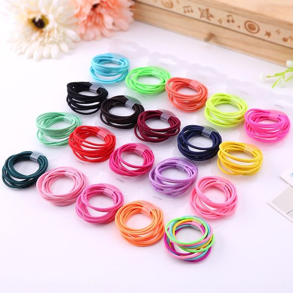 

hqrds strong pull continuously hair rubber high elastic nylon 2mm thick children jd hair band baby basic rubber band ten years of hu people, Slivery;white