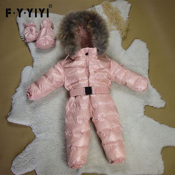 

lafsu purchase new purchase package new children's one-piece fur collar white duck down hand and foot cover down climbing suit thickene, Blue;gray