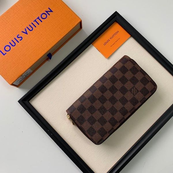 

new arrival luxury designer mens wallet purses fashion style handbag leather long wallets phone money pouch card holder zipper men purse
