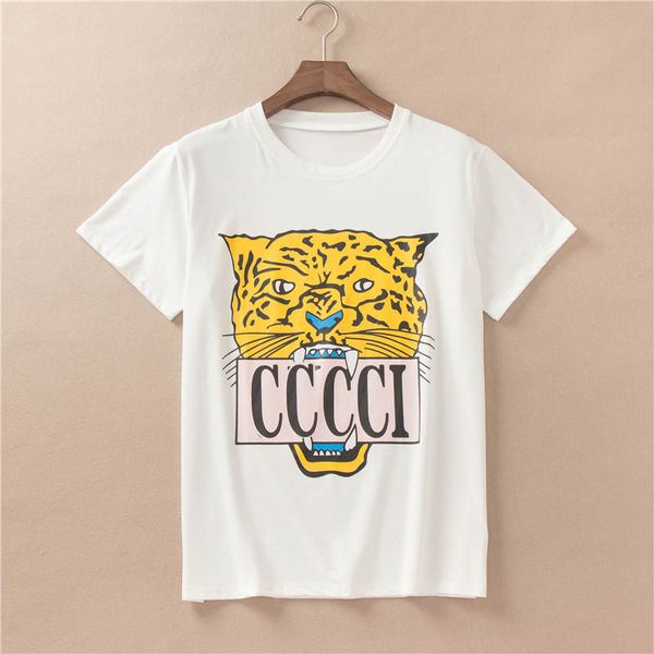 

women t shirt printed 2020 summer woman tiger printed t shirt desing own creative shirts casual women tees, White