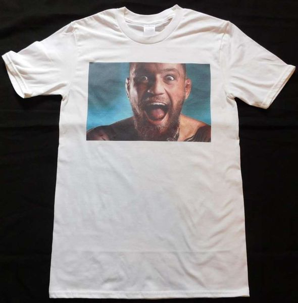 

conor mcgregor white t shirt size s xxxlbjjnotorious boxing irish, Gray;blue