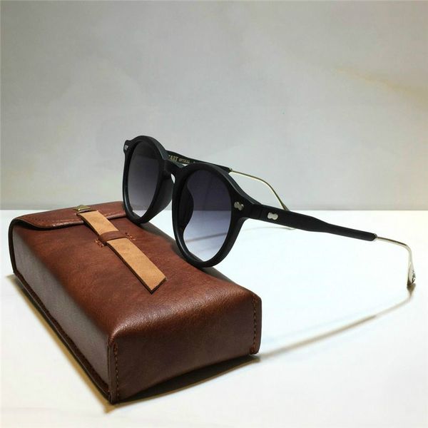 

2020 james tart 225 sunglasses round for fashion pawpaw plate metal combination trend avant-garde style uv400 lens sunglasses, White;black