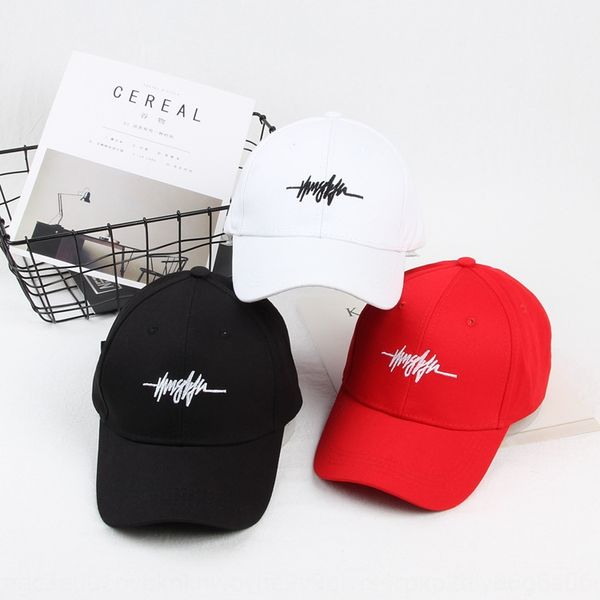 

wj4bx korean style stars with the same electrocardiogram embroidery fashion hat men' and women' fashion baseball embroidered bas, Blue;gray