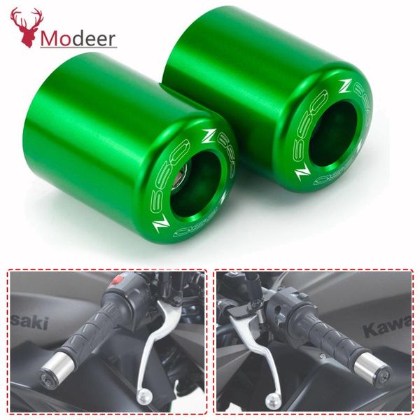 

z 650 750 accessories motorcycle cnc handlebar grips handle bar ends plug anti vibration for z650 z750 z400 z250 z300
