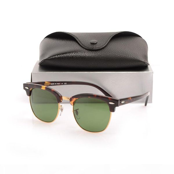 

plank mens womens sun glasses club glass lens new brand designer sunglasses metal hinge sunglasses with original cases and box, White;black