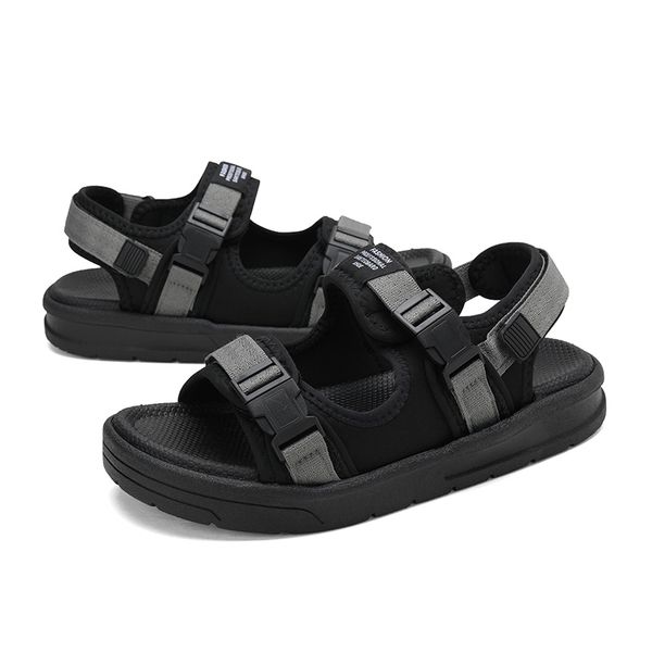 

trekking summer verano gladiators sandals-men roman homme heren sandalia para beach transpirables uomo sandel zandalias work de, Black