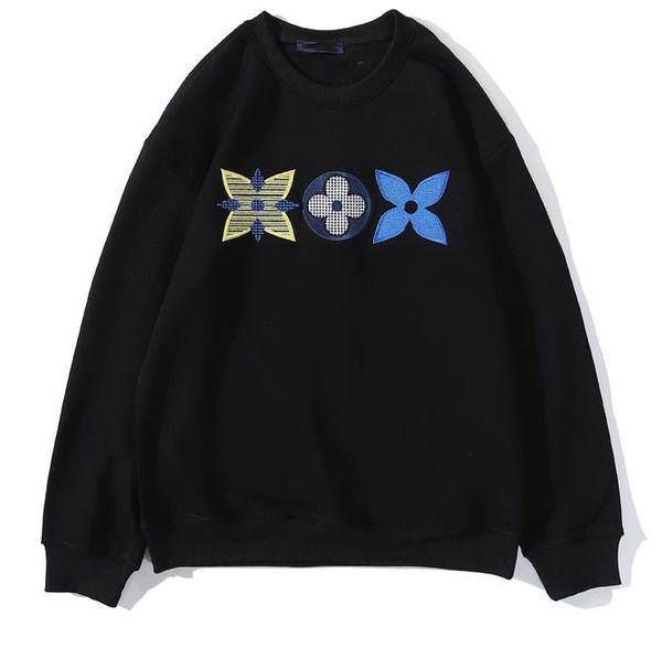 

pure cotton black and beige white pullover sportswear women's fashion letters hip hop design sweater for men and women