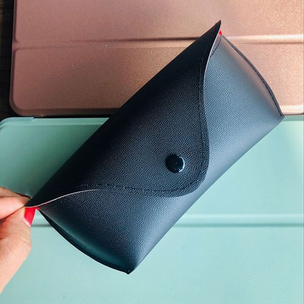 

upgraded case sun case sun glasses box universal anti-pressure button glasses box, Blue