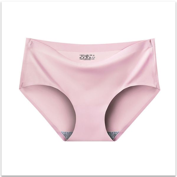 

women's panties seamless soft waist cotton sports underwear, Black;pink