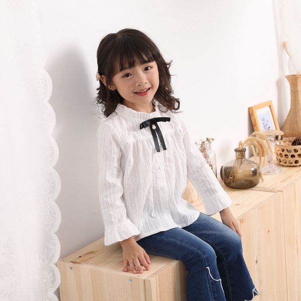 

hmzbn 2020 clothing clothing children's autumn new children's shirt babies' cotton long-sleeved t-shirt solid color cardigan, White;black