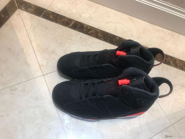 

men basketball shoes j6 retro black infrared 6 men designer sneakers 6s designer fashion luxury 2019 brand mens shoes size 13-7