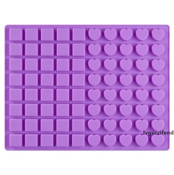 

chocolate mould small square and heart shaped sugar molds silicone ice cake mold