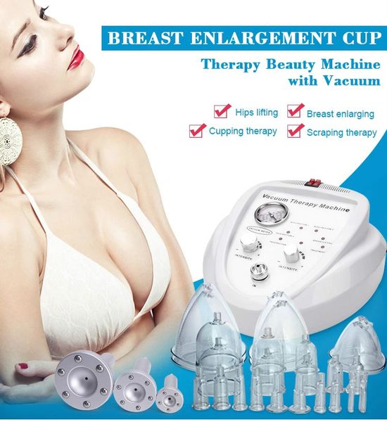 

us tax 5-1 breast enlargement body shaper vacuum pump therapy breast massager enhancer breast care machine