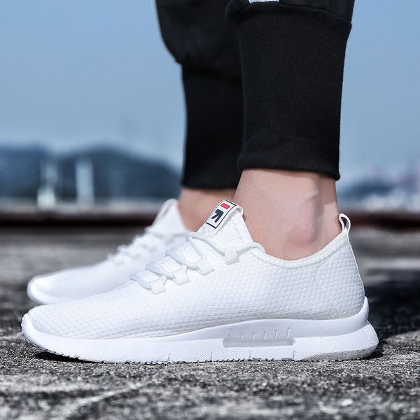 

35-46 light weight men sport shoes white lace up men women shoes 2020 new classic trainers comfort running unisex