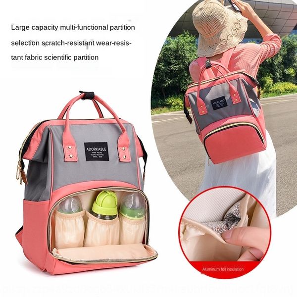 

new anti-theft mummy bag multi-functional shoulder large capacity mother baby mother bag diaper backpack diaper backpack backpack
