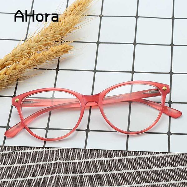 

ahora 2020 новых женщин cat eye reading glasses простые моды чтение очки с диоптриями presbyopia 1,50 2,0 1,0 2,5 3,5 3, White;black