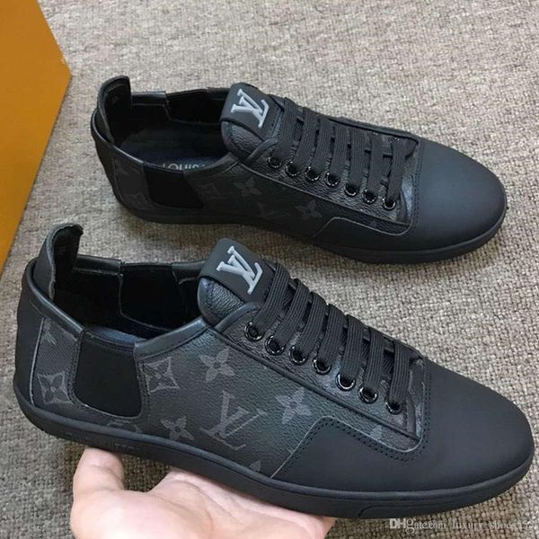 

38-45 patchwork match up sneaker fashion popular printed low cut flats mens luxury designer shoes trainers leather athletic shoe