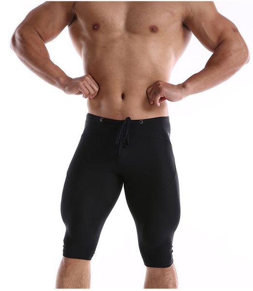 

high-grade nylon tight pants in the sports fitness and leisure, Black;blue