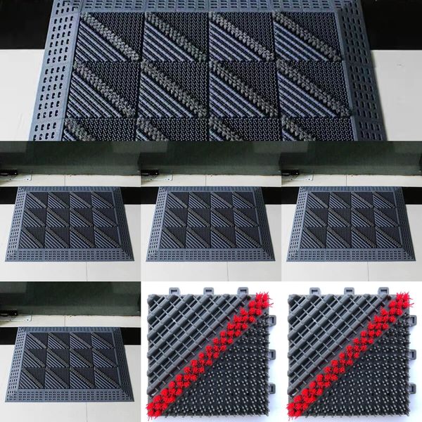 

188tm three-in-one floor out non-slip carpet non-slip l shopping mall door combination carpet splicing eva dust removal door mat foot ma