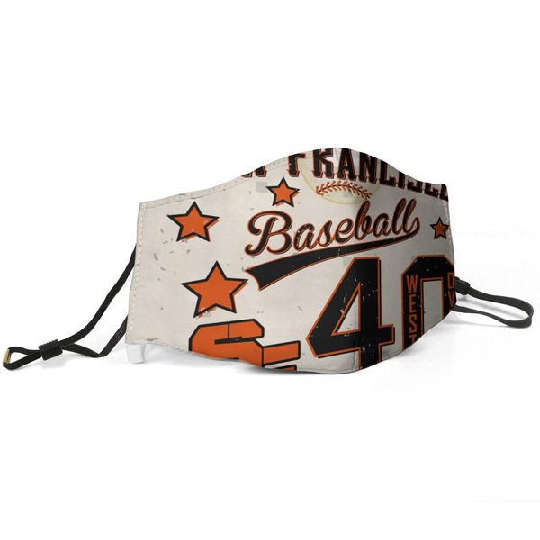 

женщины мужчина маска пыли маски муфельного-сан-франциско-l-гиганты, напечатанная с регулируемой ear hook mas, Silver