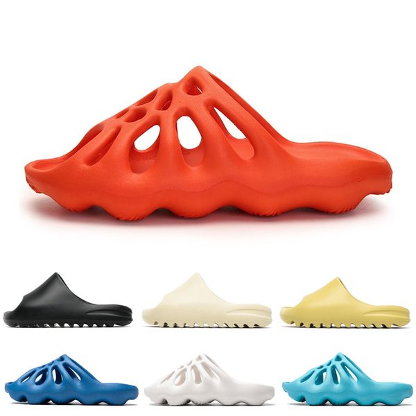 

новые поступление сандал горки для женщин мужских детей тапочек 450 пены желтого bone песка пустыни смола мужчины слайды тапочки 29-45, Black