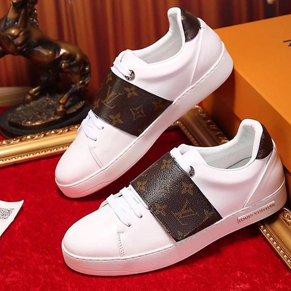 

womens shoes snakers chaussures pour femme with origin box luxury womens shoes fashion frontrow sneaker sports footwears zapatos de mujer, Black