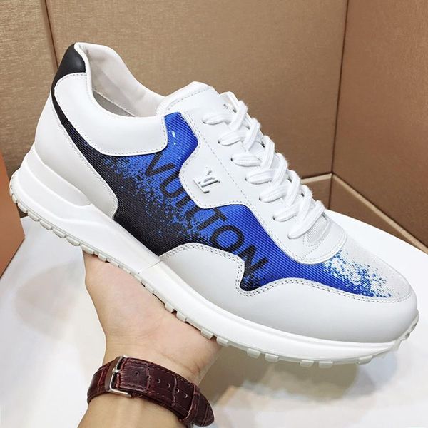 

luxury men shoes sneakers flats fashion casual male footwears with original box run away sneaker men shoes casual drop shipping, Black