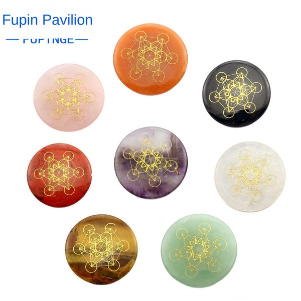 

poraj natural wafer the flower of life metatrone's multidimensional metatron natural wafer the flower crystal crystal of life metatrone, Silver