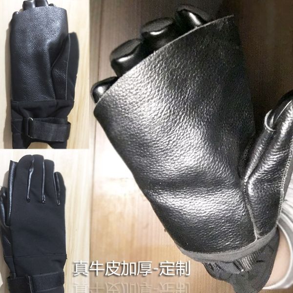 

roru7 канатные и перчатки специальные сил скатиться перчатками веревочного падения машины вниз восхождения отверстия спасательного износосто, Black