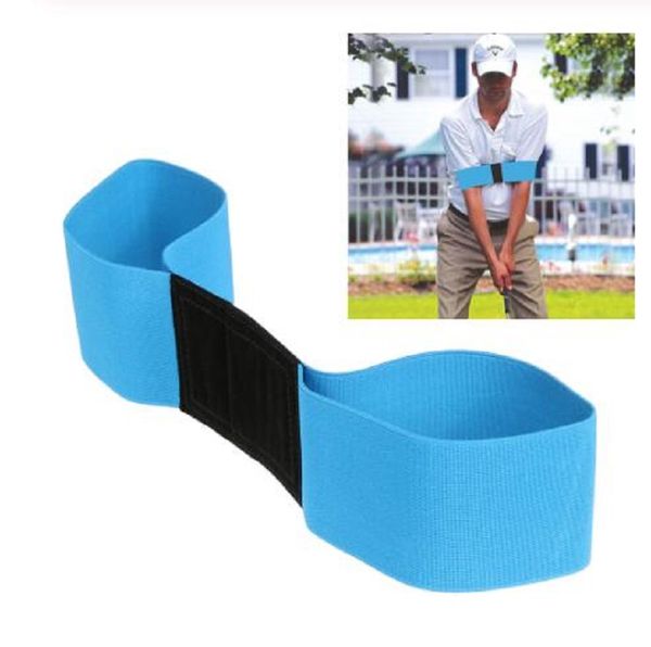 

golf swing trainer eginner practicing guide gesture alignment training aid aids correct swing trainer elastic arm band belt