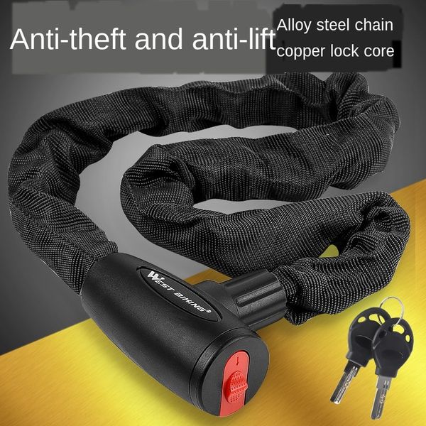 

west rider motorcycle electric bicycle bicycle anti-theft key mountain bike electric car chain lock motorcycle battery car chain lock