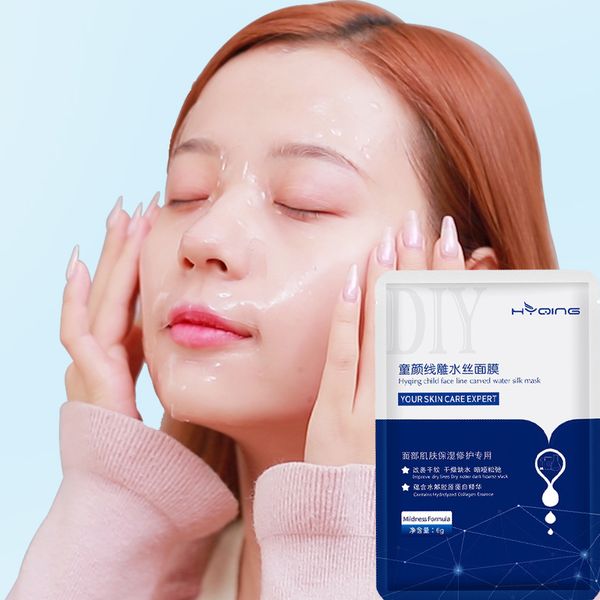 

5pcs child face reduce sunburn shrink pores lighten pockmarks soften cuticle delicate skin anti-aging mascarilla repair wholesale face mask