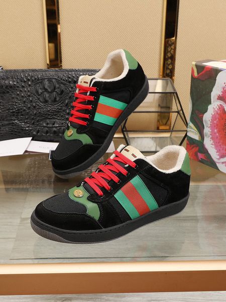 

gg dirty version new season fashion mens designer casual shoes sneakers guchi trainers with box xl1020250