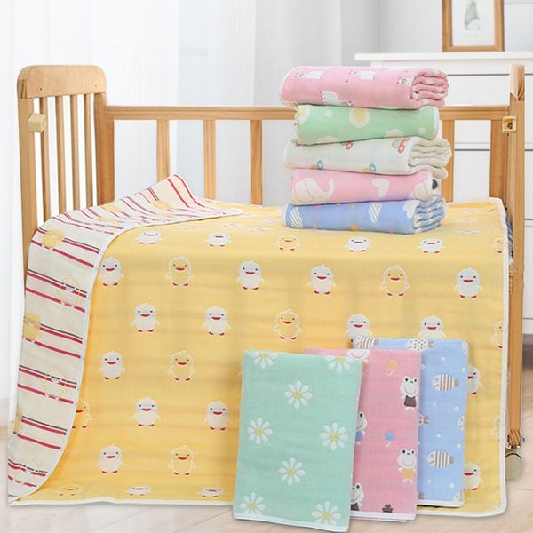 

ls145 children's bath gauze pure cotton 6 6-layer children's towel cover air-conditioned room newborn towel quilt cover blanket cl