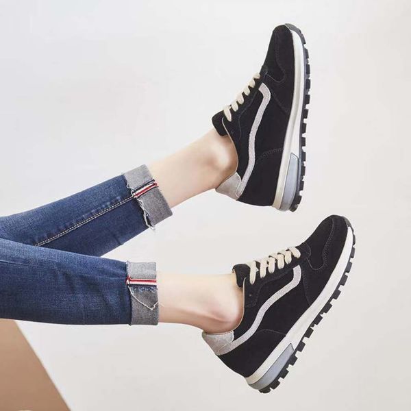 

with box sneaker casual shoes trainers slippers shining fashion for woman p0123733, Black
