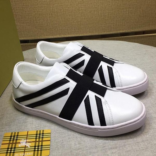 

mens sports shoes casual leather sneakers footwear platform chaussures de sport pour hommes union jack motif slip -on sneakers luxury hot