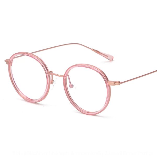 

s22142 new round fashionable metal tr plain s22142 new round frame frame fashionable metal tr glasses plain glasses, Silver