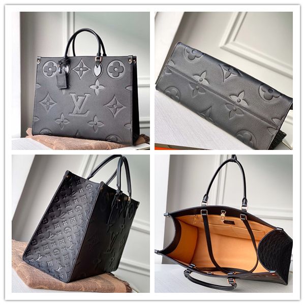 

m44920 onthego дизайнер роскошных сумок женщин кожа твист сумки покупками мессенджер корзина мешок мешок плеча карманы тотализаторов космети