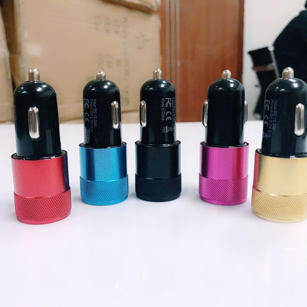 

factory wholesale new car charger travel adapter 2 ports micro usb car plug usb adapter for mobile phone
