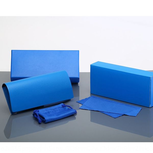 

новые цвета кожи вс случай сумка очки коробка солнцезащитные очки коробка упаковки многоцветной, Blue