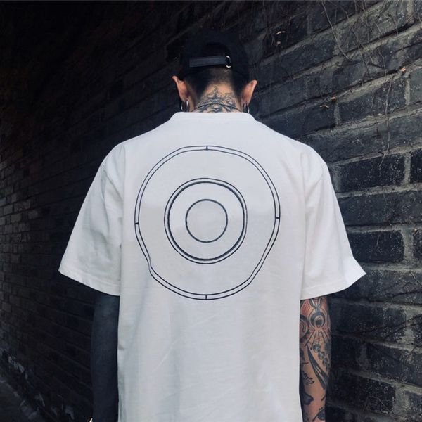 

fashion mens t shirt summer t shirts simple badges casual tee hip hop men women stylist short sleeve t shirts, White;black