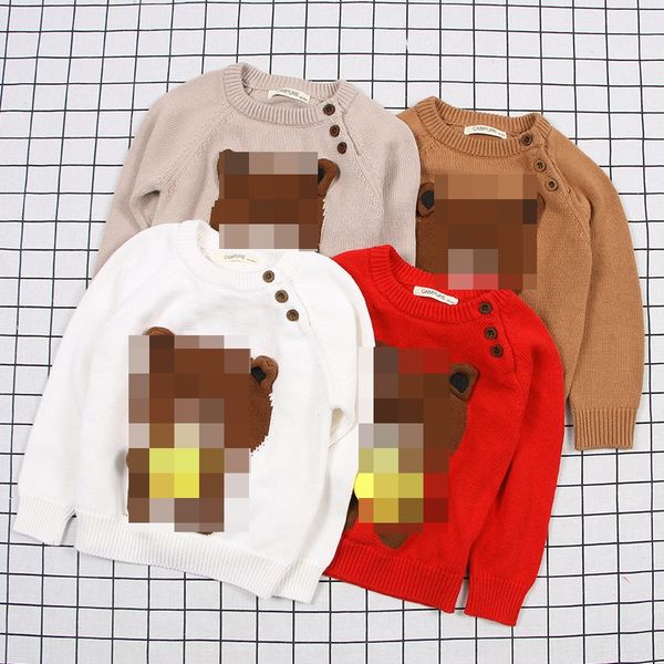 

ins new super cute bear ins new puppet handmade super cute bear sweater puppet handmade sweater, Blue