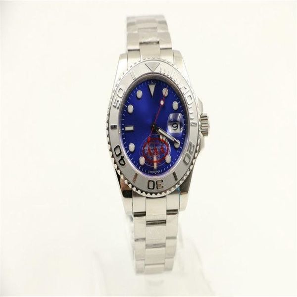 

mens watch automatic 40mm stainless steel brown dial blue circle mechanical watches sapphire original clasp watches men watch, Slivery;brown