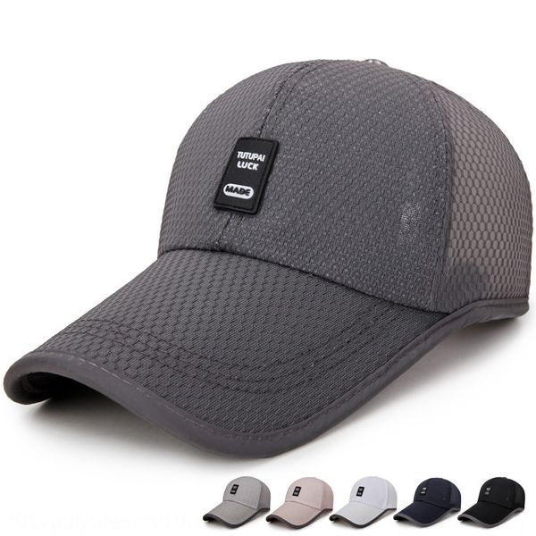 

new mesh breathable baseball men' and women' summer outdoor shade baseball cap sun hat sun hat cap, Blue;gray