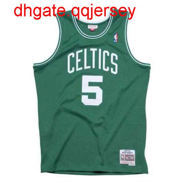 

дешевое topkevin гарнетты # 5 mitchell баскетбол джерси несс 2007-08 лиственного джерси отсылки вест прошитого, Gray