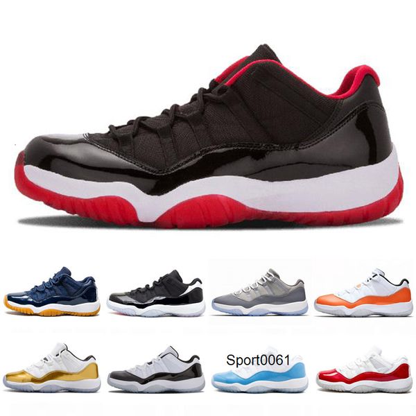 

новый 11 xi низкая concord прохладный серый синий gum бароны ретро баскетбол обувь мужчины женщины 11s georgetown инфракрасная розовое золот, Black