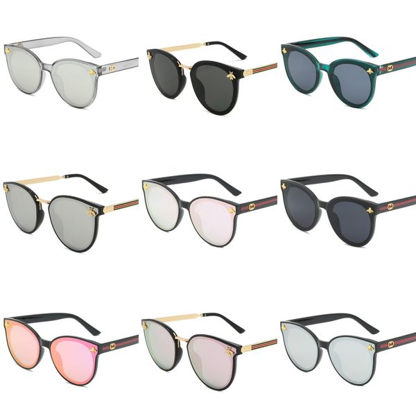 

simple vintage kids sunglasses child sun glasses round flower gafas baby children uv400 sport sunglasses girls boys oculos de sol#202, White;black