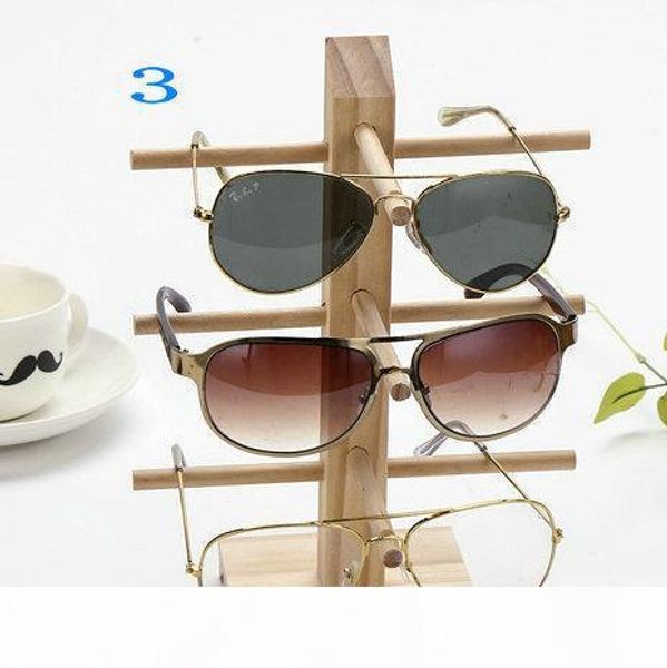 

new arrival tonvic wood display stand for sunglass 3d glass glasses bracelet necklace jewelry display stand holder rack easy assembly, Black