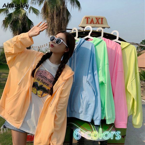 

jackets women summer latest candy color long-sleeve ins korean style sweet girls feminino outwear all-match breathable popular, Black;brown