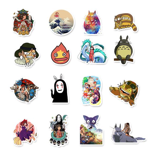 

fedex shipping wholesale 50pcs/pack popular japanese anime stickers car luggage helmet lapskateboard decal kids toys